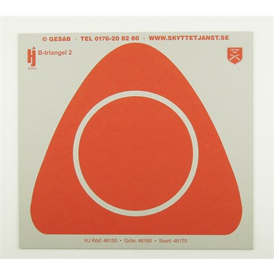 Figur B-triangel 2 orange